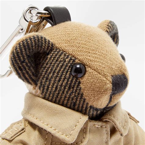 mens burberry keyring bear|Burberry Thomas Bear Keyring 'Archive Beige' .